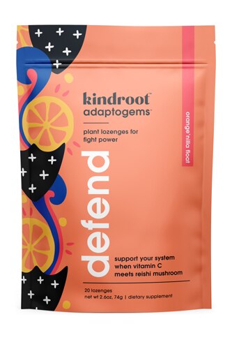 Kindroot Defend Immunity Vitamin C Adaptogems Lozenges