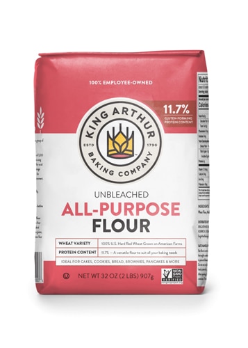 King Arthur Baking Company All-Purpose Flour Unbleached -- 32 oz
