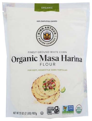 King Arthur Baking Company Gluten Free Organic Masa Harina Flour