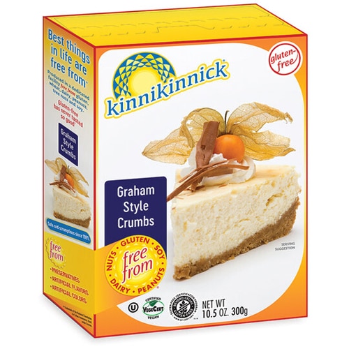 Kinnikinnick Foods Graham Style Crumbs Gluten Free