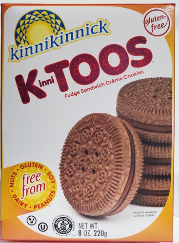 Kinnikinnick Kinnitoos Fudge Sandwich Creme Cookies