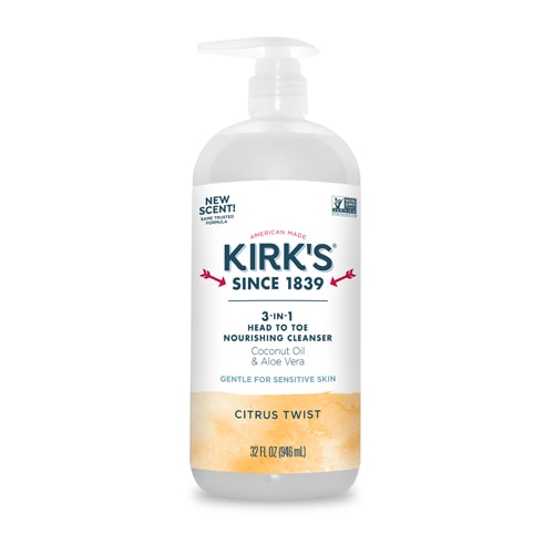 Kirk's 3-In-1 Head To Toe Nourishing Cleanser Citrus Twist