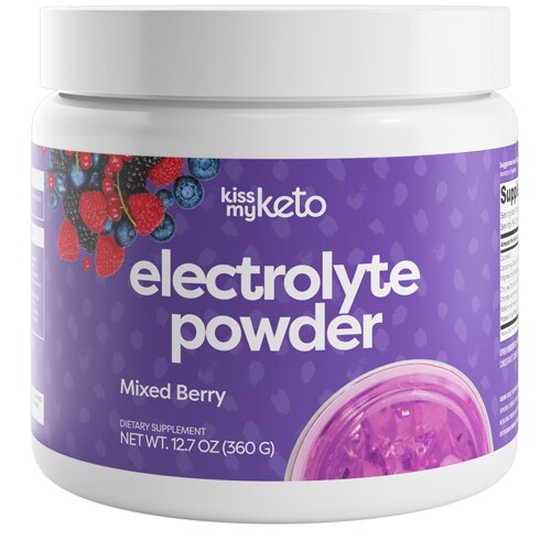 Kiss My Keto Replenish Electrolyte Powder Mixed Berry