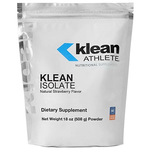 Klean Athlete Klean Isolate - NSF Certified for Sport Natural Strawberry