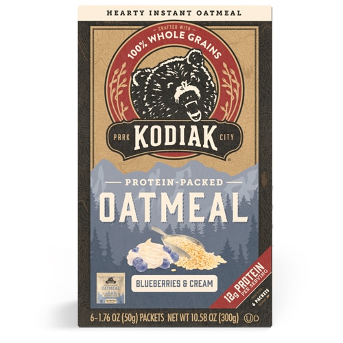 Kodiak Cakes Protein Packed Oatmeal Blueberries & Cream