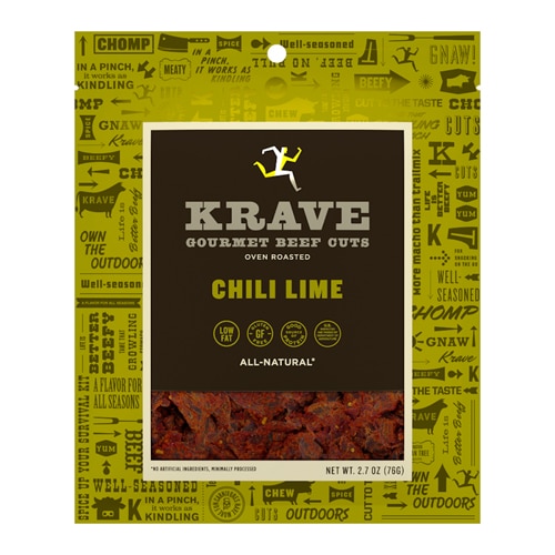 Krave Beef Jerky Chili Lime -- 2.7 oz - Vitacost