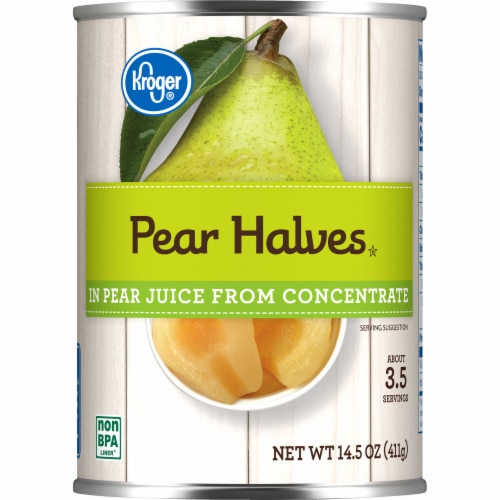 Kroger Canned Pear Halves In Pear Juice