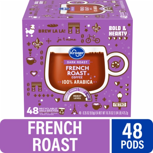 Kroger Dark Roast French Roast Coffee Pods
