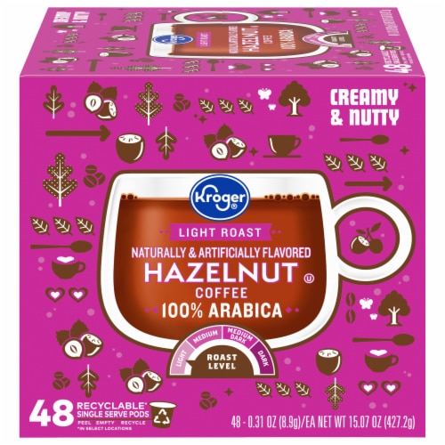 Kroger Hazelnut Light Roast Coffee Pods