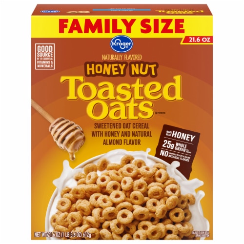 Kroger Honey Nut Toasted Oats Cereal