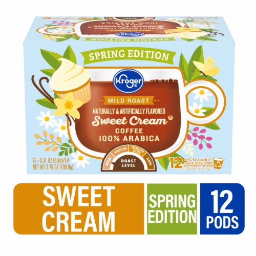 Kroger Mild Roast Coffee Pods Sweet Cream