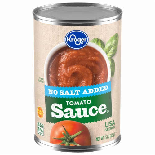 Kroger No Salt Added Tomato Sauce