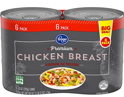 Kroger Premium Chicken Breast Chunk in Water