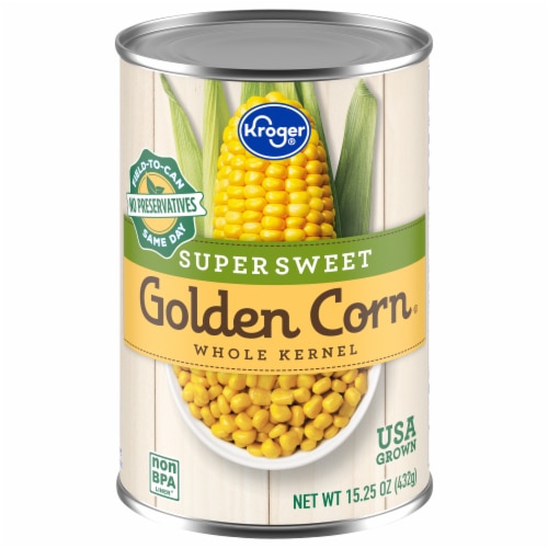 Kroger Super Sweet Golden Whole Kernel Corn