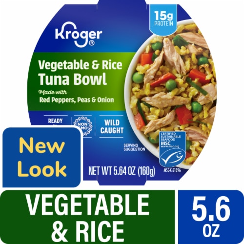 Kroger Vegetable & Brown Rice Tuna Bowl