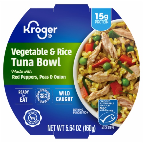 Kroger Vegetable Rice Tuna Bowl