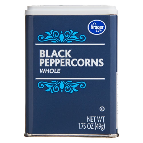 Kroger Whole Black Peppercorns