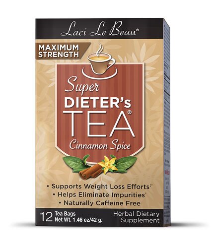 Laci Le Beau Maximum Strength Super Dieters Tea Cinnamon Spice -- 12 Tea Bags