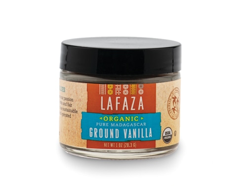 Lafaza Organic Pure Madagascar Bourbon Ground Vanilla -- 1 oz