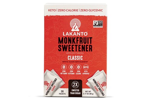 Lakanto Monkfruit Sweetener Classic -- 30 Packets
