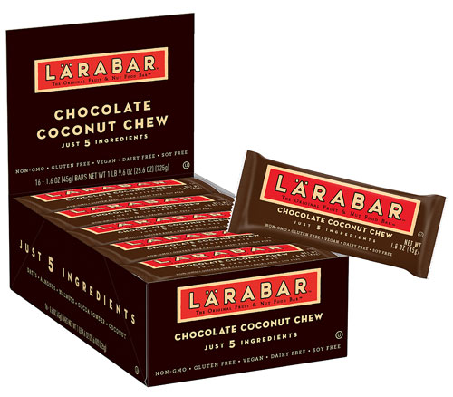 Larabar Fruit & Nut Food Bar Gluten Free Chocolate Coconut Chew