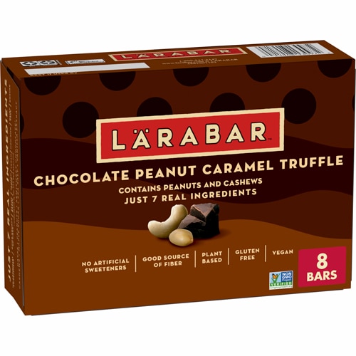 Larabar Gluten Free Fruit & Nut Bar No Sugar Added Chocolate Peanut Caramel Truffle
