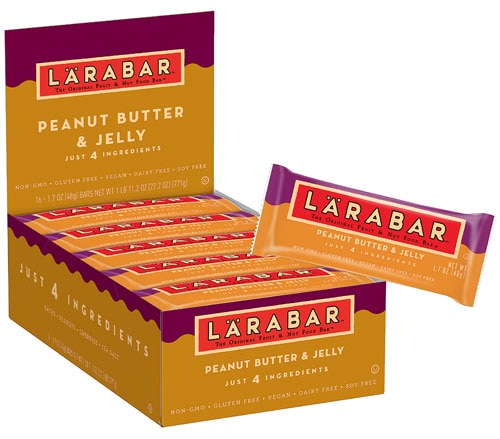Larabar Gluten Free Fruit & Nut Bar Peanut Butter & Jelly