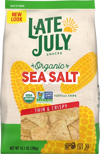 Late July Organic Tortilla Chips Sea Salt -- 10.1 oz