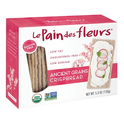 Le Pain des fleurs Organic Crispbread Gluten Free Buckwheat -- 5.3 oz -  Vitacost