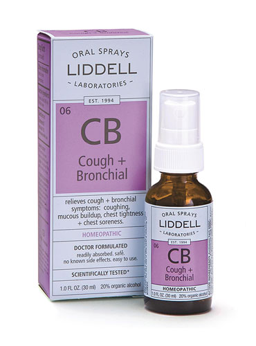 Liddell Homeopathic Cough and Bronchial Spray -- 1 fl oz