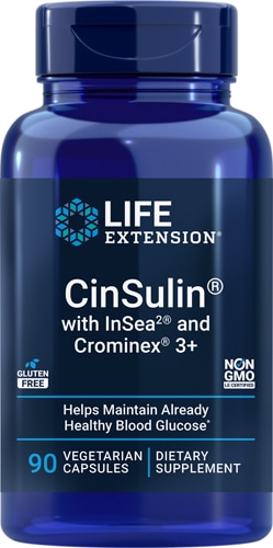 Life Extension CinSulin with InSea2 and Crominex 3+