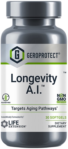 Life Extension GEROPROTECT Longevity A.I. -- 30 Softgels