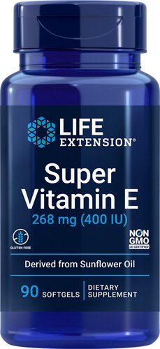 Life Extension Natural Vitamin E -- 400 IU - 90 Softgels