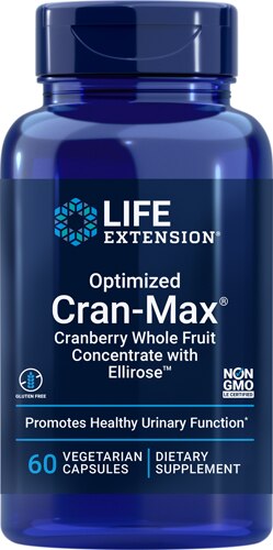 Life Extension Optimized Cran-Max® with UTIRose™ -- 60 Vegetarian Capsules