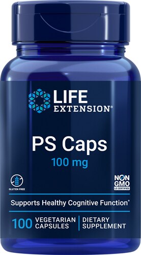 Life Extension PS (Phosphatidylserine) Caps -- 100 mg - 100 Vegetarian Capsules