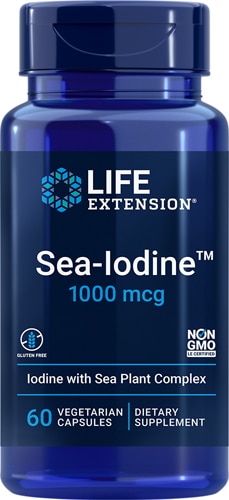 Life Extension Sea Iodine -- 1000 mcg - 60 Vegetable Capsules