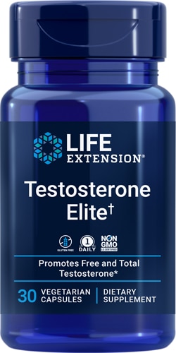 Life Extension Testosterone Elite -- 30 Vegetarian Capsules