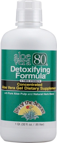 Lily of the Desert Aloe Vera 80® Detoxifying Formula -- 32 fl oz