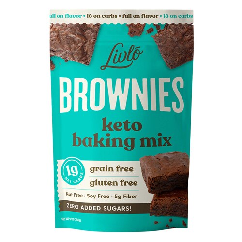 Livlo Keto Brownie Mix -- 9 oz