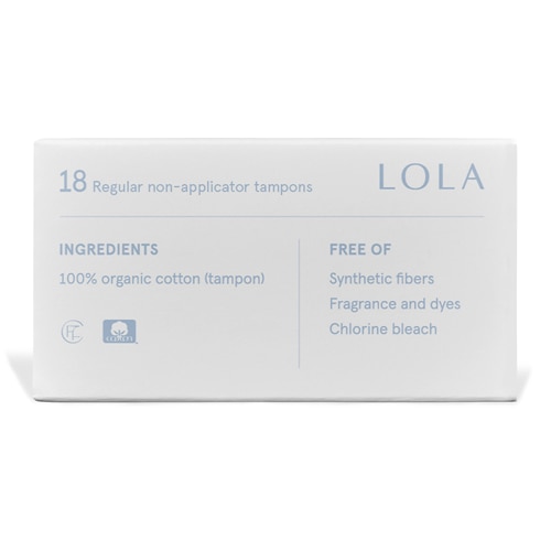 Lola Organic Cotton Tampons - Regular