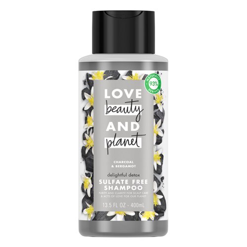 Love Beauty and Planet Sulfate & Silicone-Free Charcoal & Bergamot Vegan Shampoo