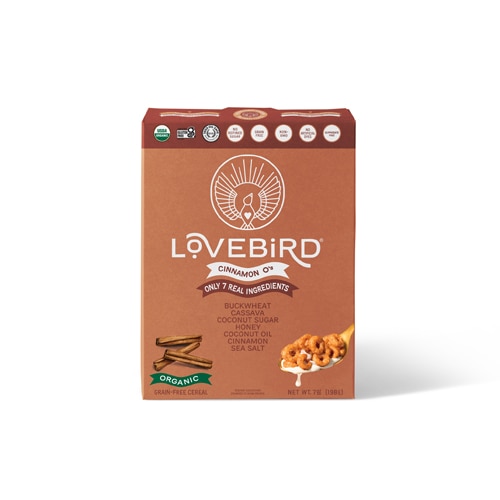 Lovebird Cereal Organic Grain Free Cinnamon