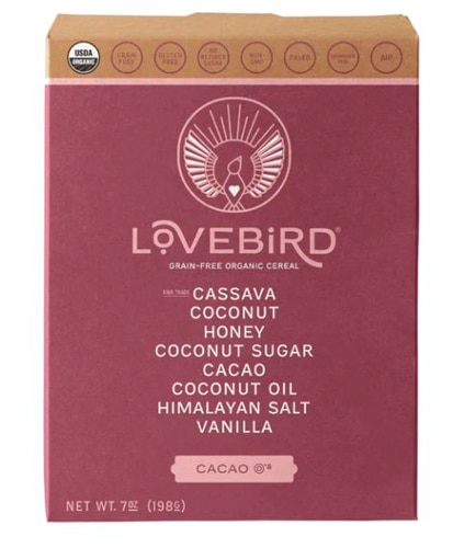Lovebird Grain-Free Cereal Cacao -- 7 oz