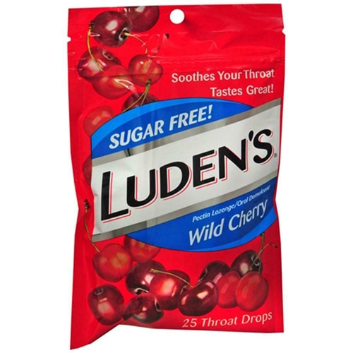 Luden's Throat Drops - Sugar Free Wild Cherry