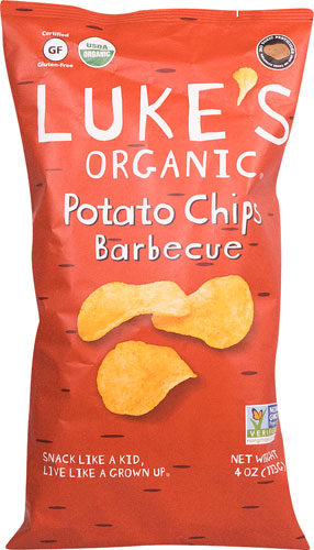 Luke S Organic Potato Chips Gluten Free Barbecue 4 Oz Vitacost