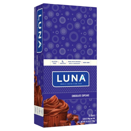 Luna Bar - Lemon Zest Flavor - Gluten-Free - Whole Nutrition Snack