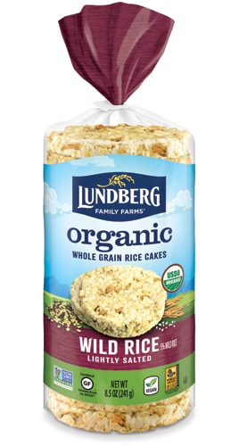 Lundberg Brown Rice Cakes Organic Whole Grain Wild Rice