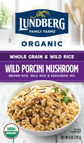 Lundberg Organic Whole Grain Rice & Seasoning Mix Wild Porcini Mushroom -- 6 oz