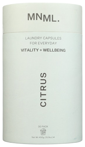 MNML Laundry Capsules Everyday Vitality & Wellbeing Citrus