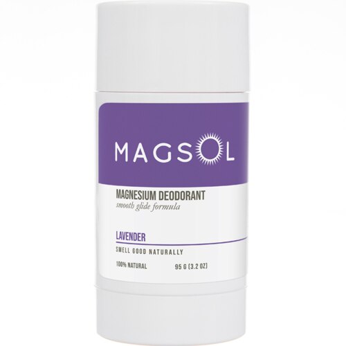 Magsol Aluminum Free Magnesium Natural Deodorant Lavender -- 3.2 oz